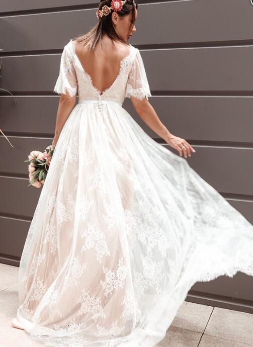 Boho Blossom Wedding Gown