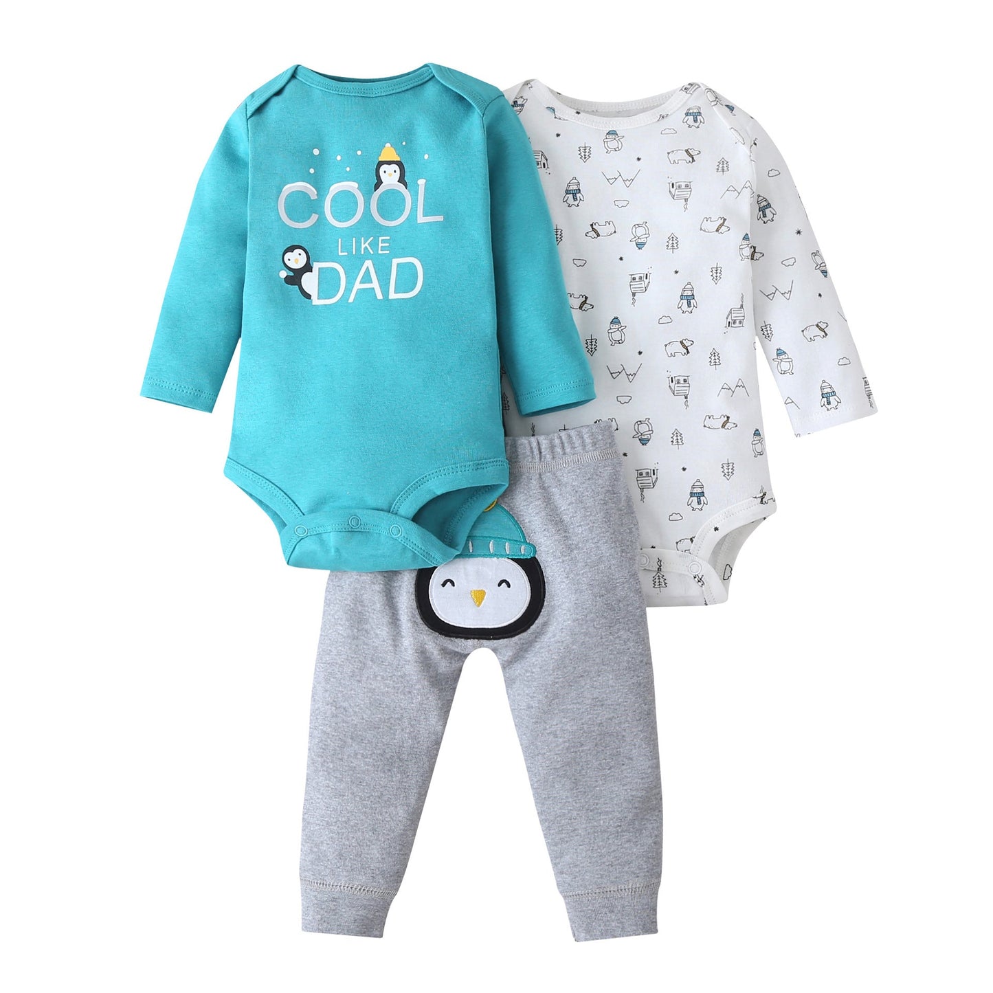 Mom's Bestie - Baby Bodysuit Set