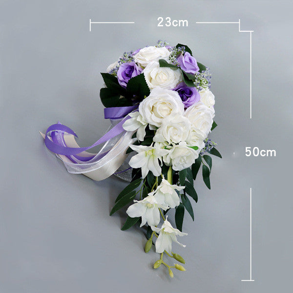 Waterfall Wedding Bouquet