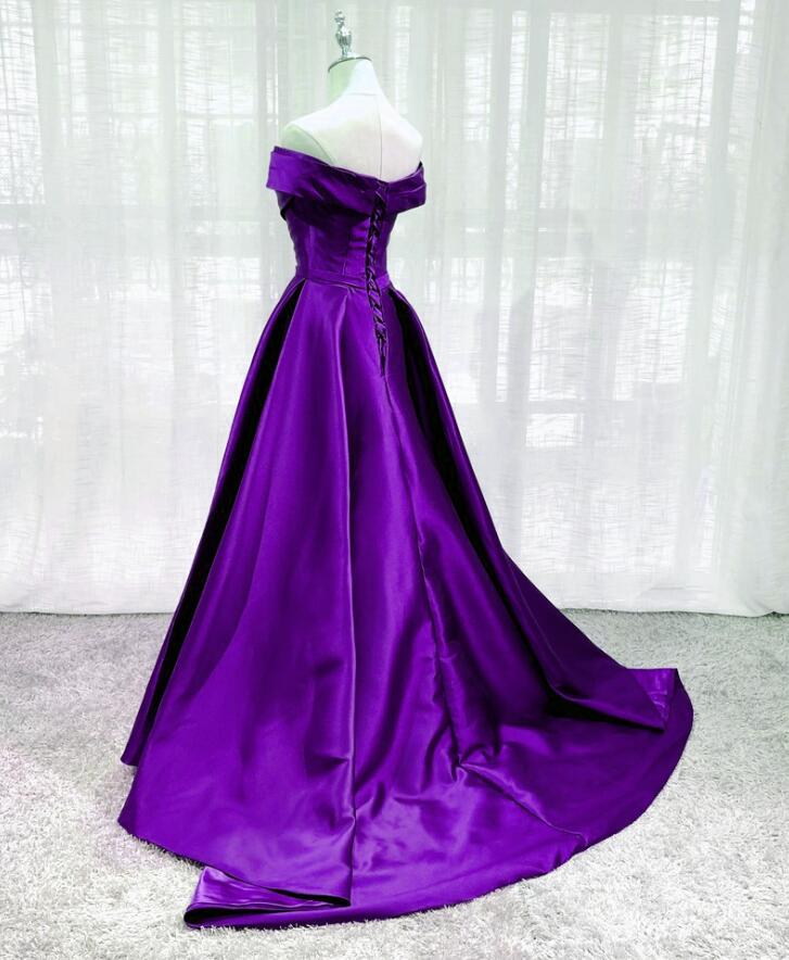Gorgeous Grape Evening Gown
