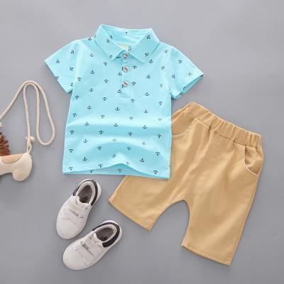 Anchor Printed Boy's Shirt Pant Set