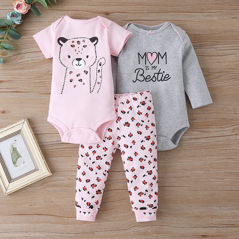 Mom's Bestie - Baby Bodysuit Set