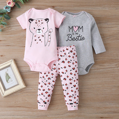 Mom's Bestie - Baby Bodysuit Set