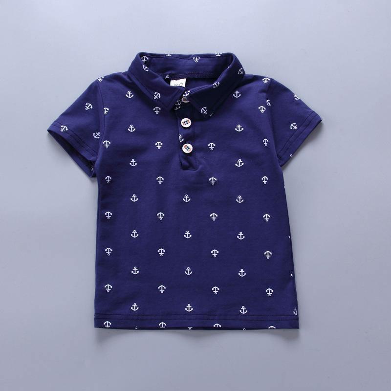 Anchor Printed Boy's Shirt Pant Set