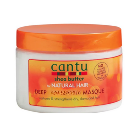 Cantu シアバター ディープトリートメントマスク ナチュラルヘア用 12 Oz