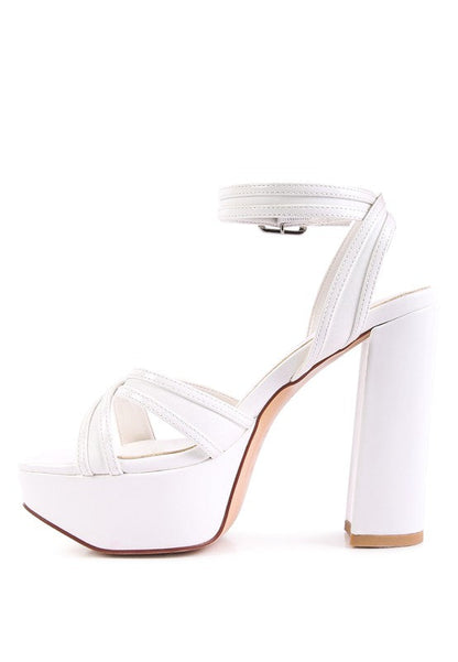 NYLE Platform Heel Sandal