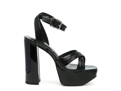 NYLE Platform Heel Sandal