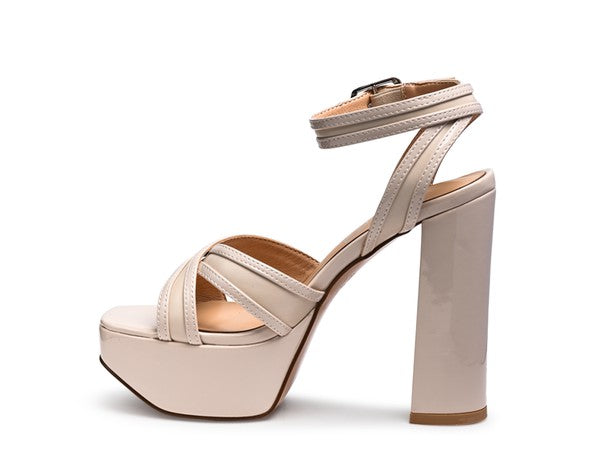 NYLE Platform Heel Sandal