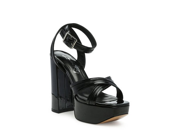 NYLE Platform Heel Sandal