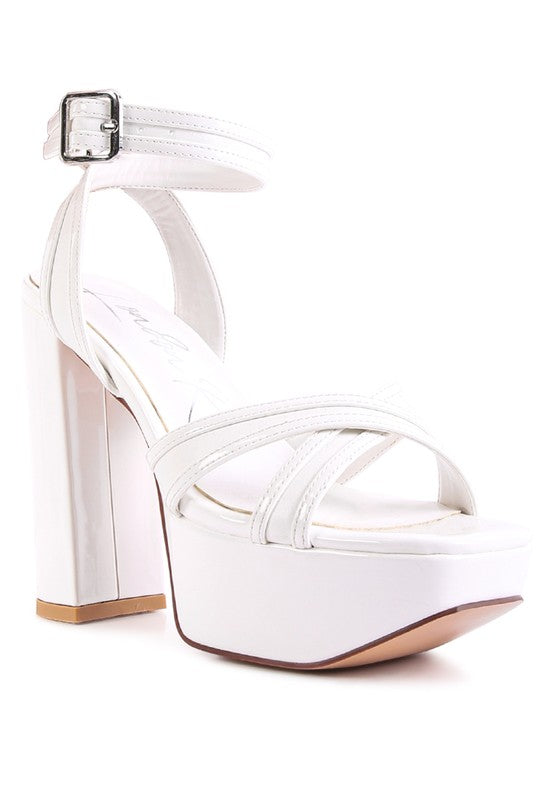 NYLE Platform Heel Sandal