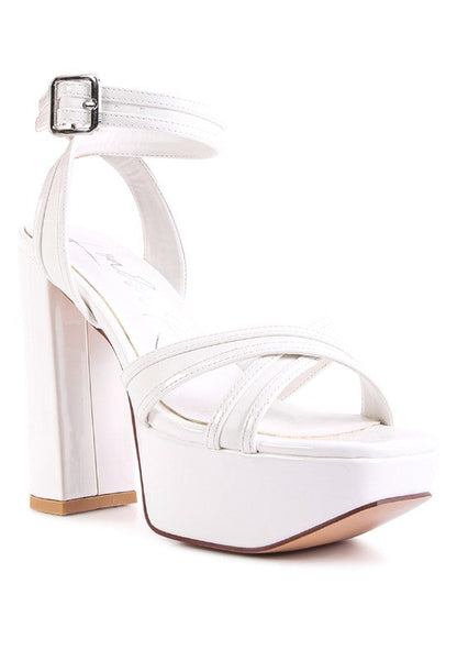 NYLE Platform Heel Sandal