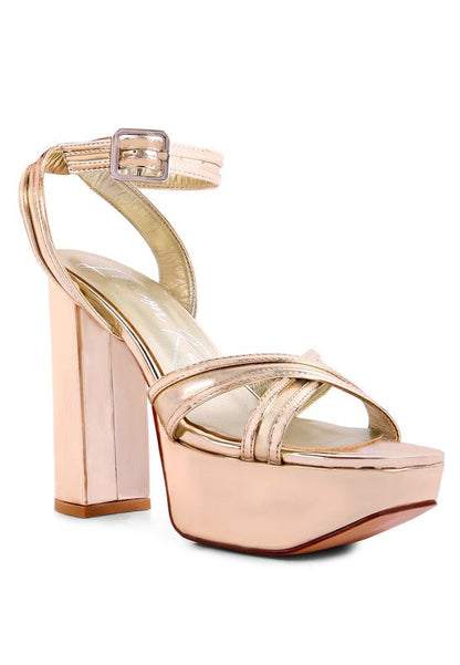 NYLE Platform Heel Sandal