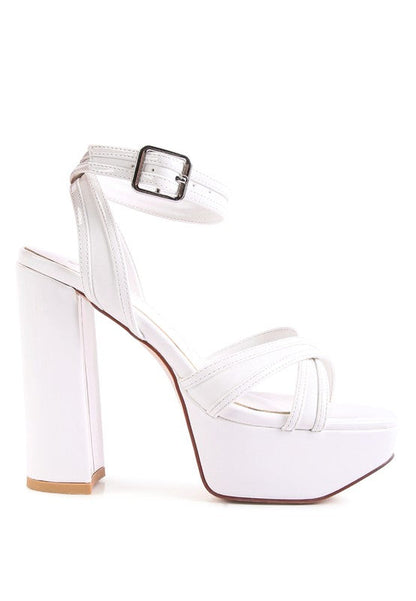 NYLE Platform Heel Sandal
