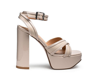 NYLE Platform Heel Sandal