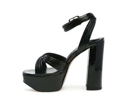 NYLE Platform Heel Sandal