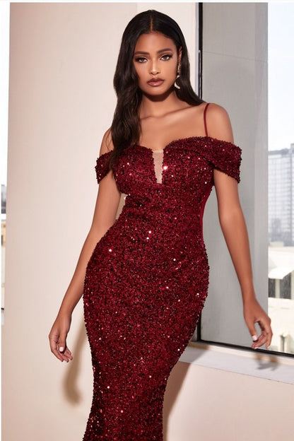 Twinkling Sequin Mermaid Gown