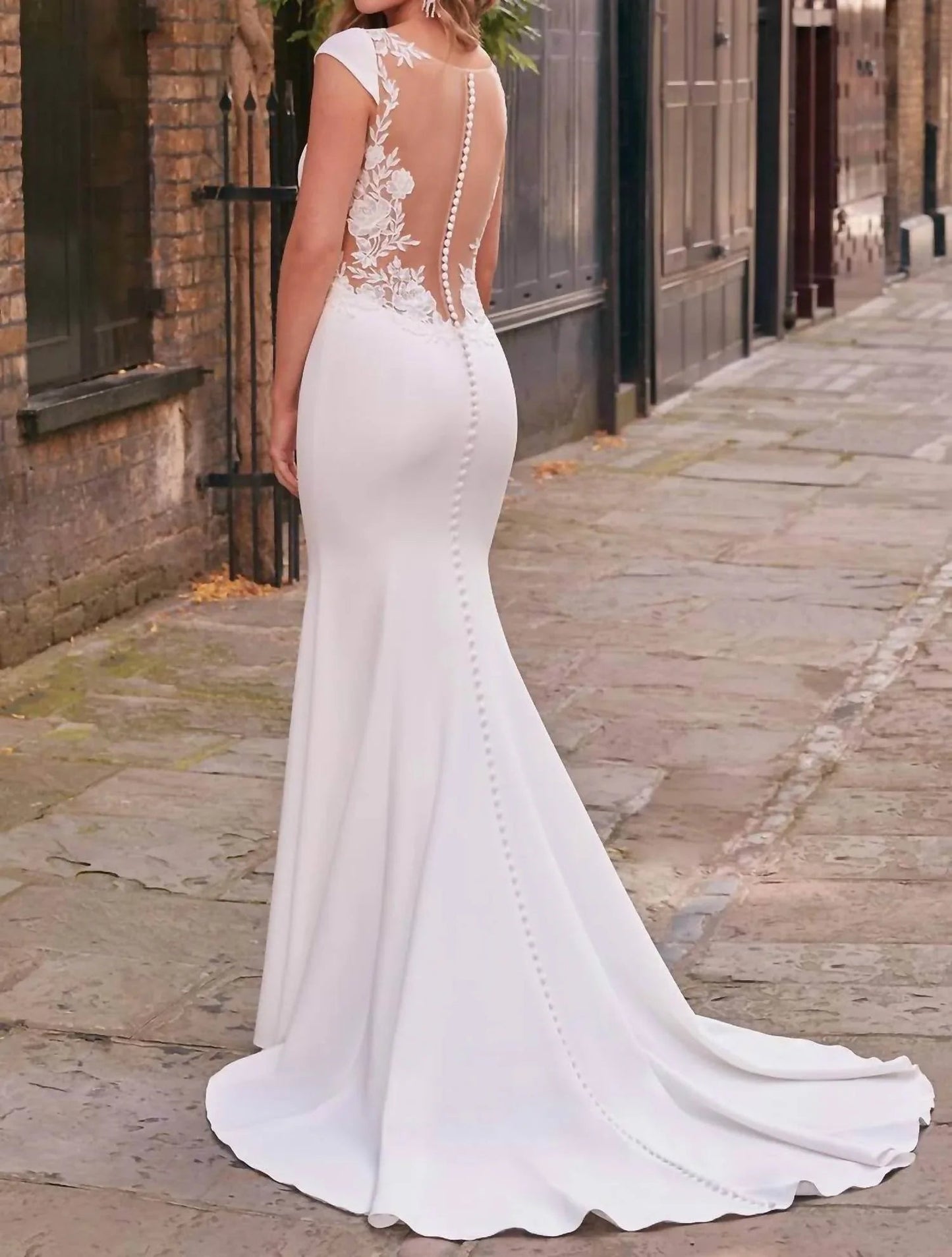 Fit And Flare Wedding Gown
