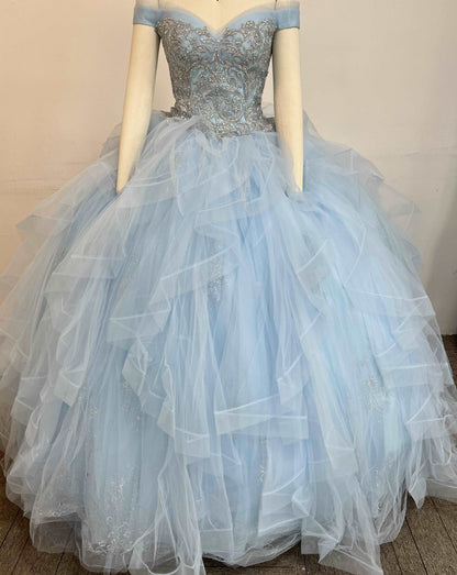 La Elsa Quinceañera Ball Gown