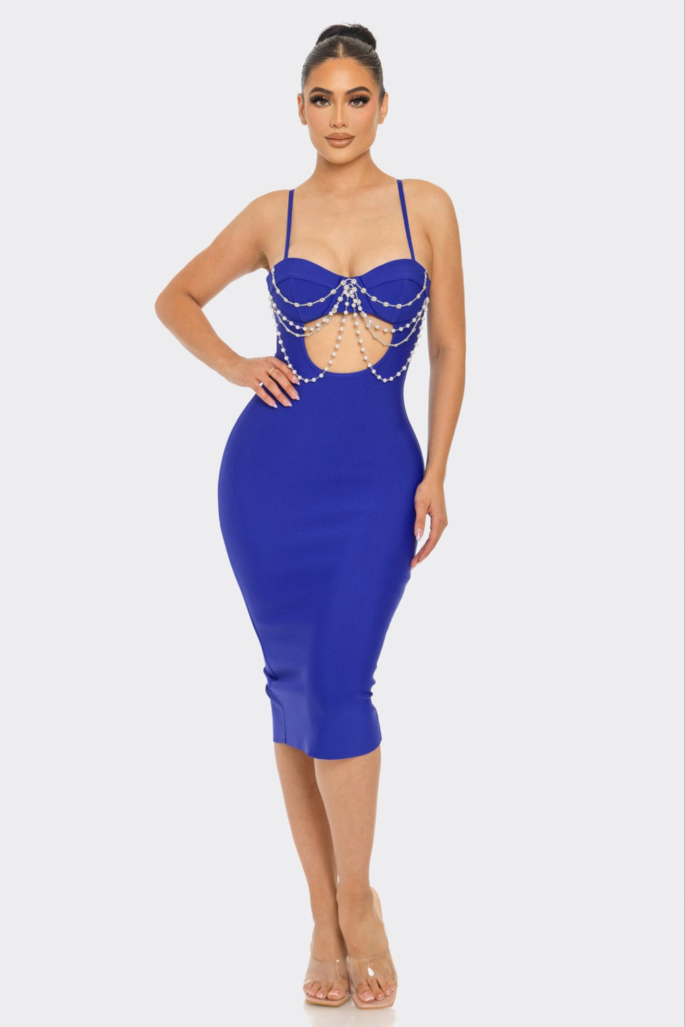 Bandage Baddie Midi Dress