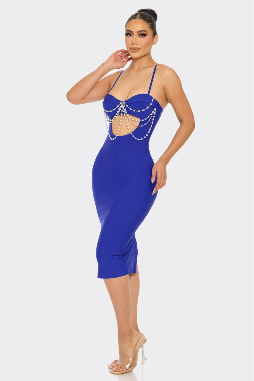 Bandage Baddie Midi Dress