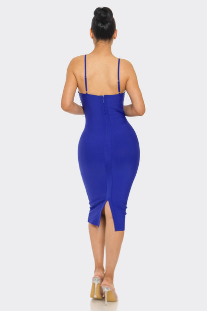 Bandage Baddie Midi Dress