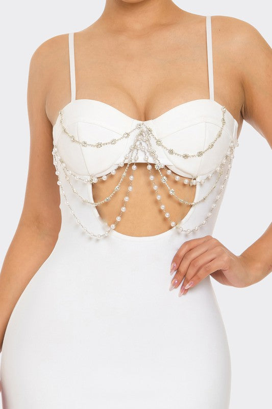 Bandage Baddie Midi Dress