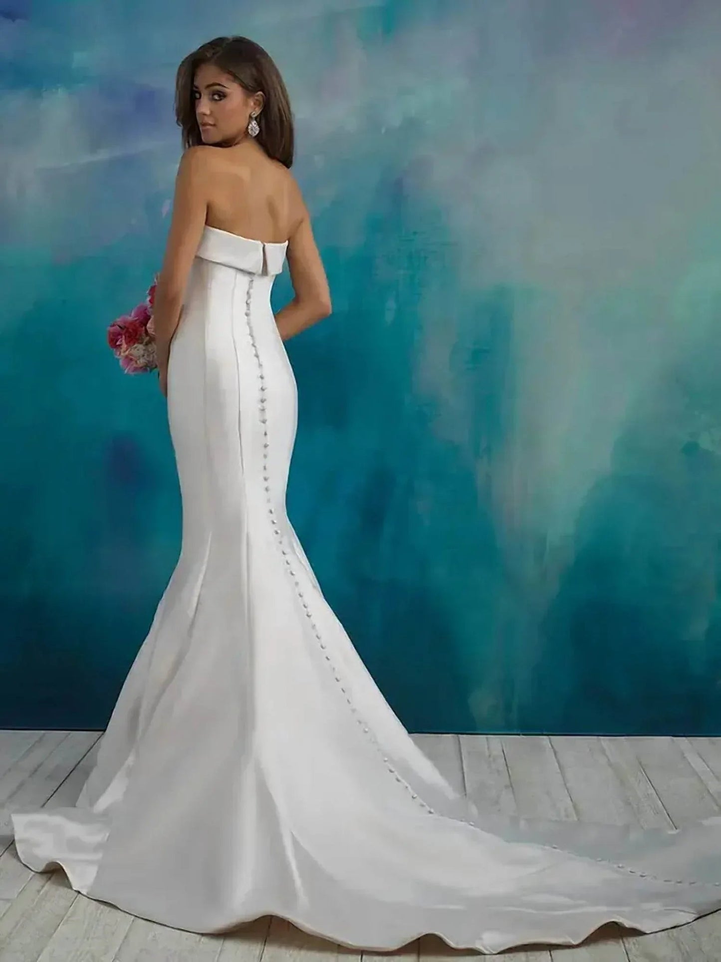 Sleeveless Wedding Dress