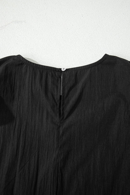 Amani Short Sleeve Textured Blouse