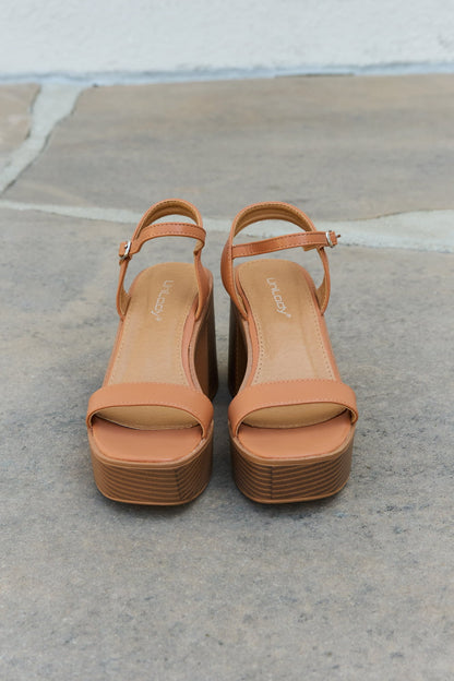 Beginner Pageant Platform Heel Sandals