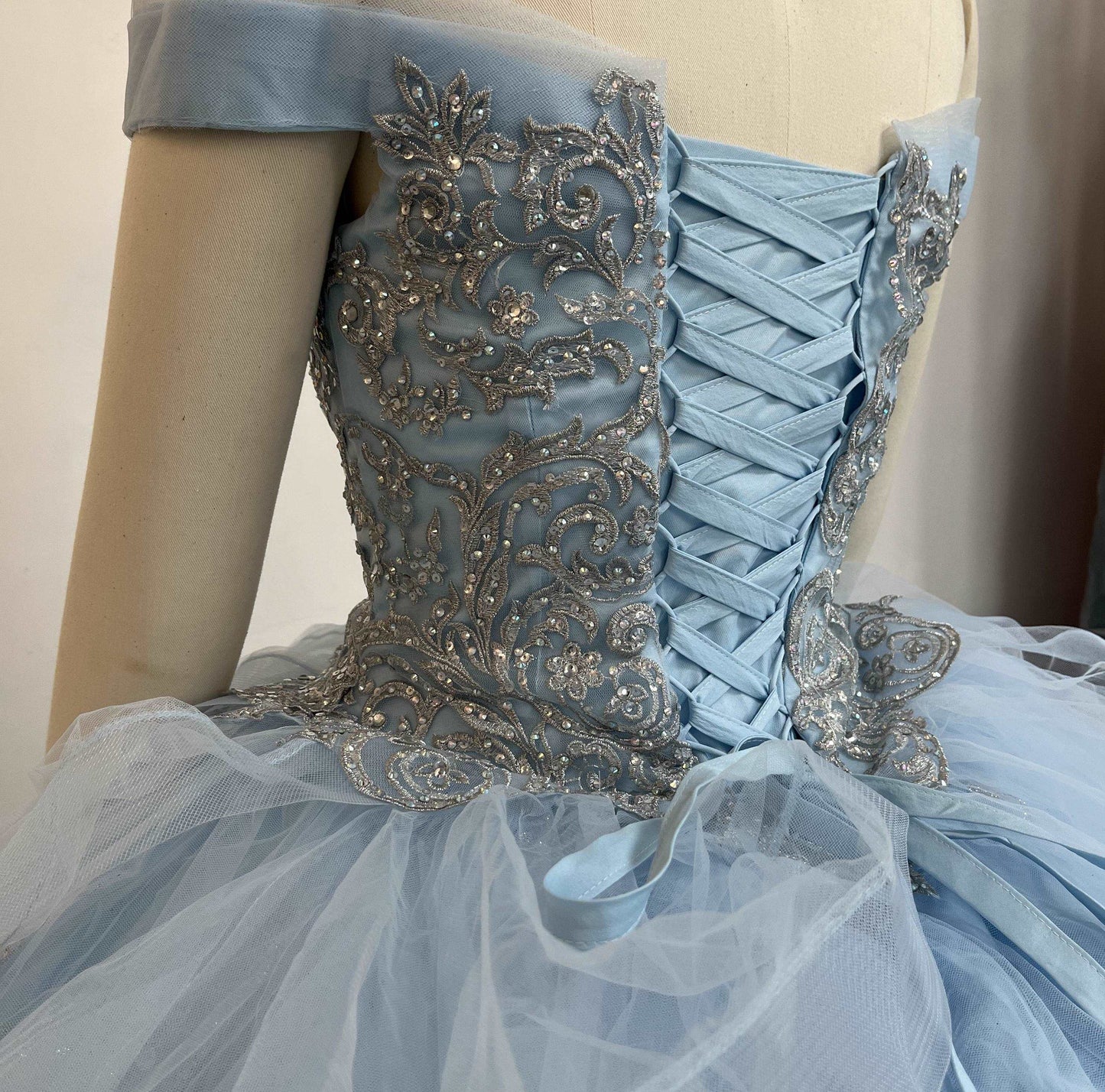 La Elsa Quinceañera Ball Gown