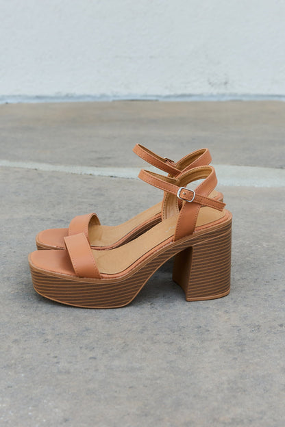 Beginner Pageant Platform Heel Sandals