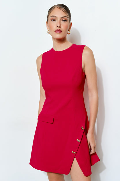 Asymmetrical Affair Mini Dress