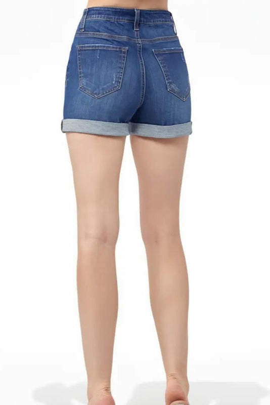 Patch Pocket Roll-up Shorts