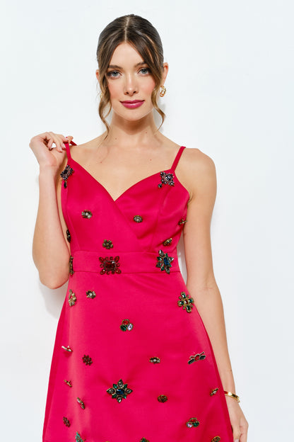 Crimson Crush Embellished Mini