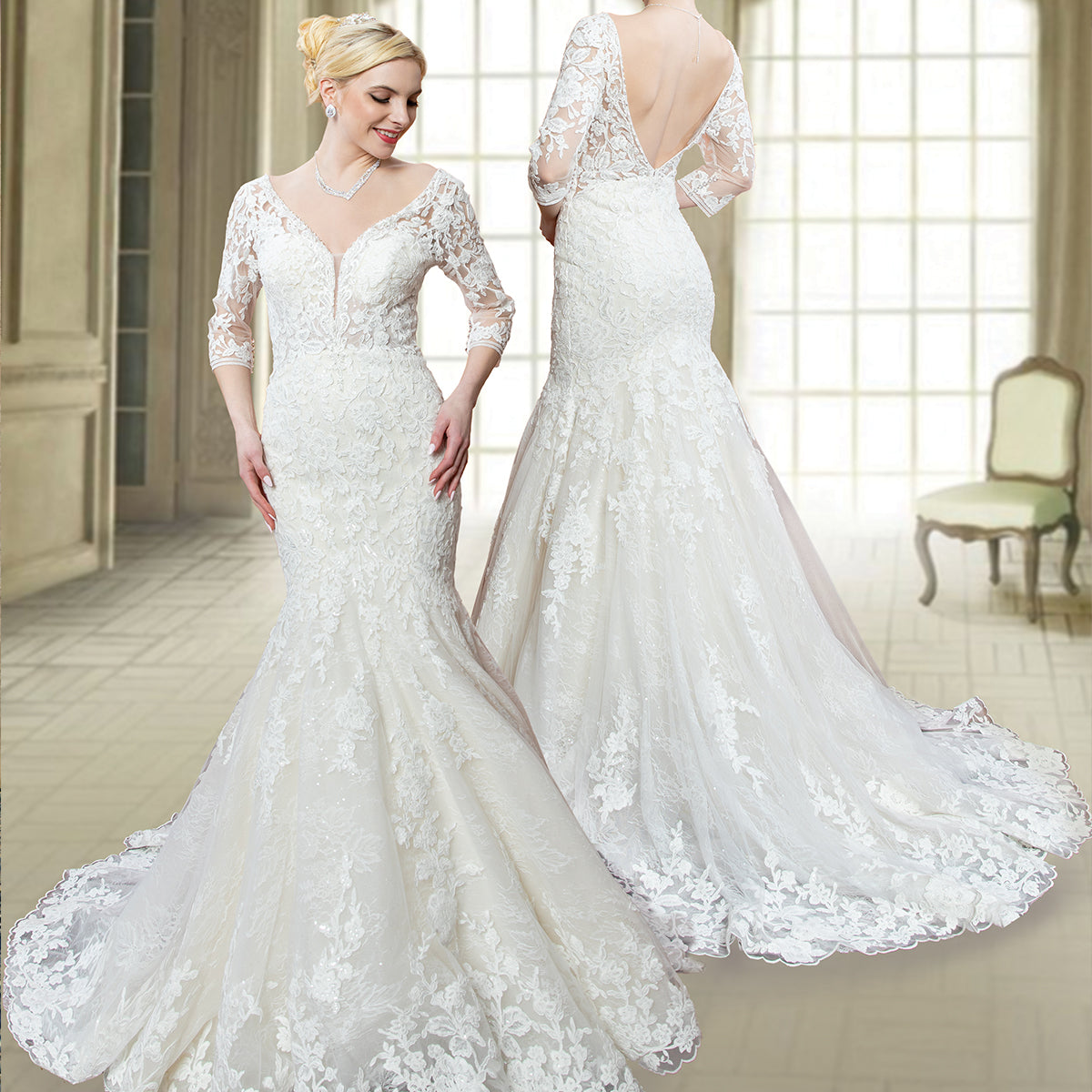 Timeless Elegance Wedding gown