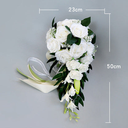 Waterfall Wedding Bouquet