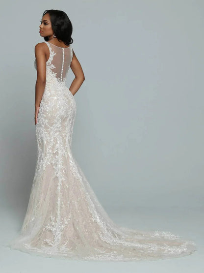 Sleeveless Wedding Gown