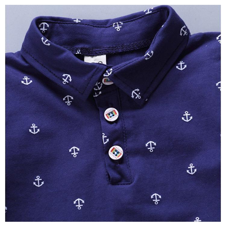 Anchor Printed Boy's Shirt Pant Set