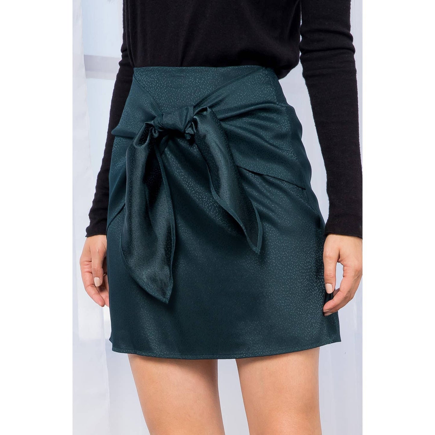 Bethany - Front Tie Mini Skirt