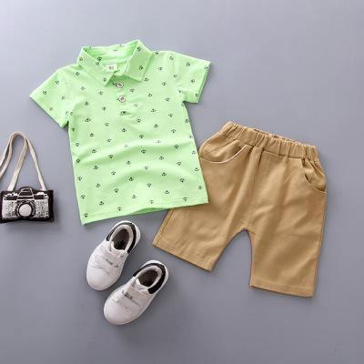 Anchor Printed Boy's Shirt Pant Set