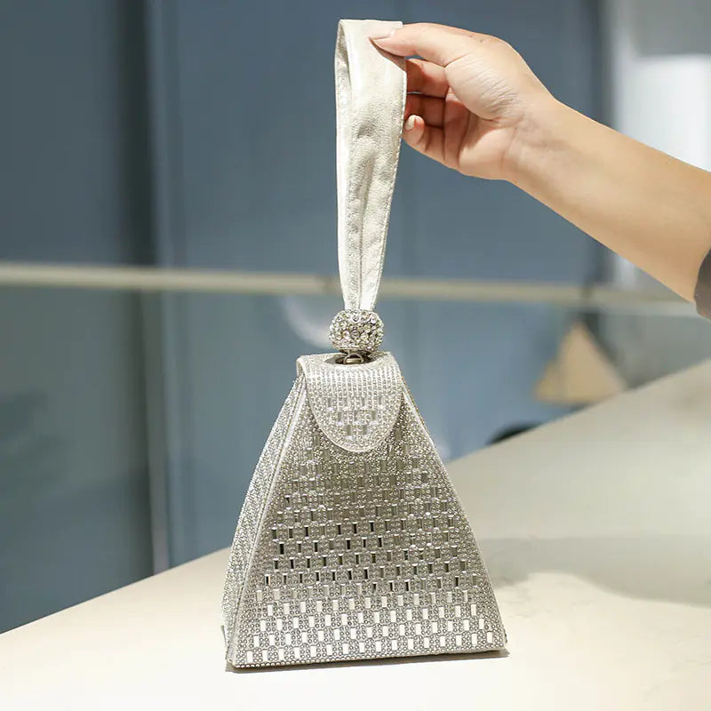 Luxury Diamond Clutch Bag for Women - Evening Purse