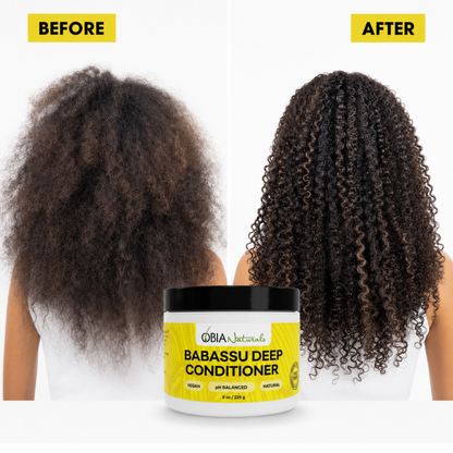 Babassu Deep Conditioner — Protein-Free for Dry, Curly Hair