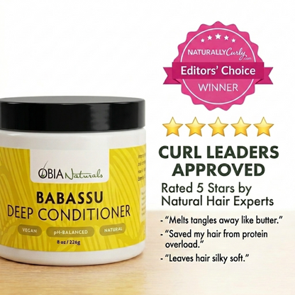 Babassu Deep Conditioner — Protein-Free for Dry, Curly Hair