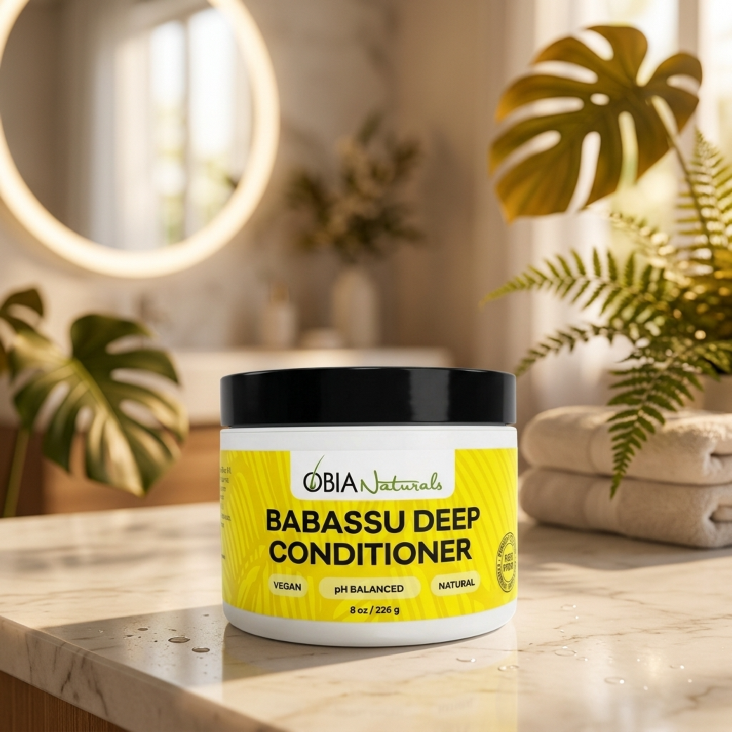 Babassu Deep Conditioner — Protein-Free for Dry, Curly Hair