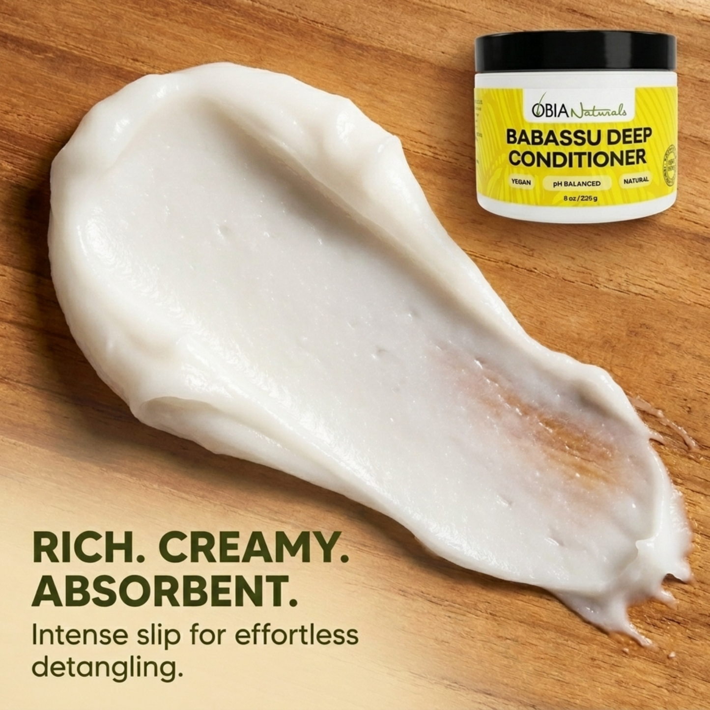 Babassu Deep Conditioner — Protein-Free for Dry, Curly Hair