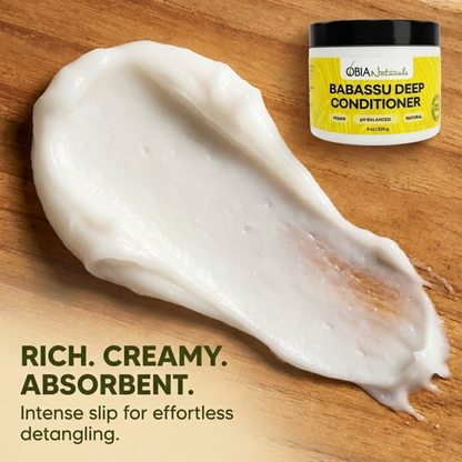 Babassu Deep Conditioner — Protein-Free for Dry, Curly Hair