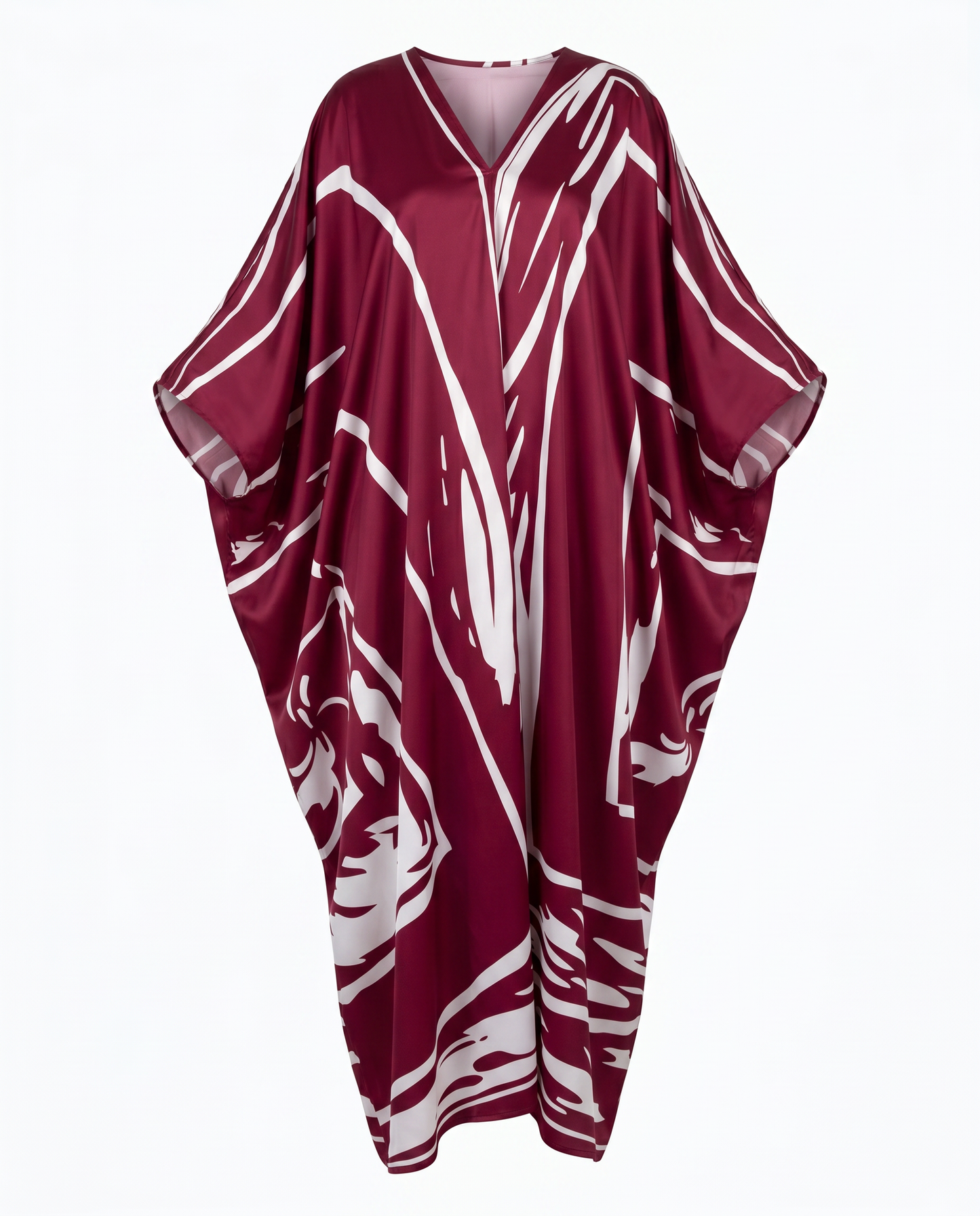Sovereign Printed Silk Oversized Kaftan