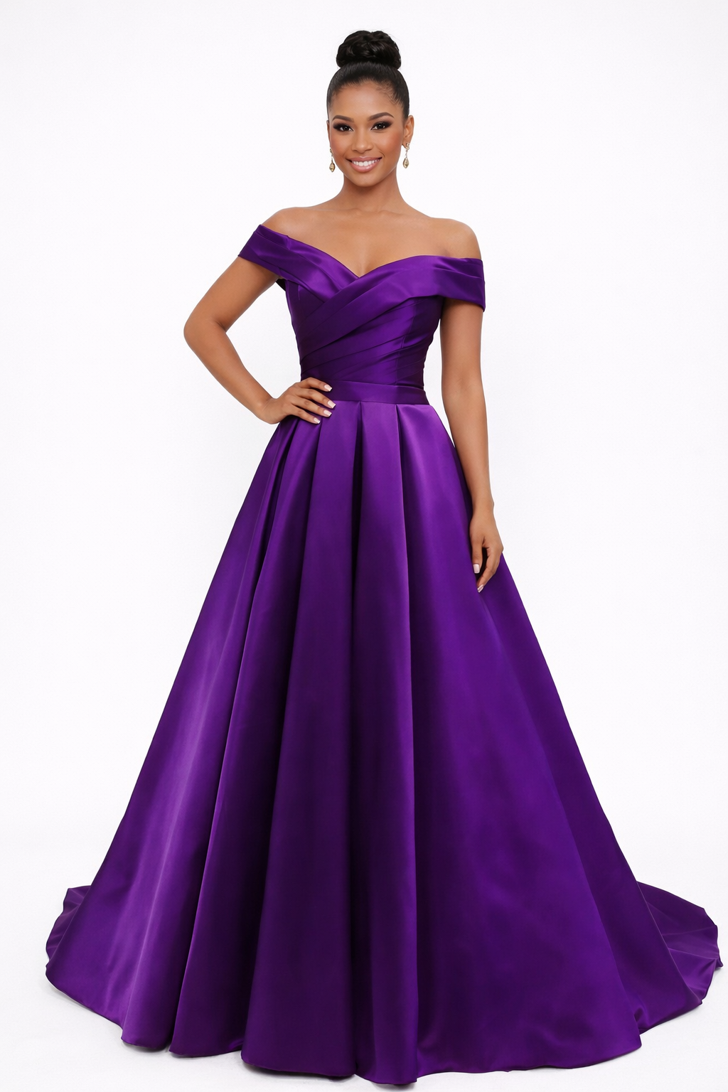 Gorgeous Grape Evening Gown