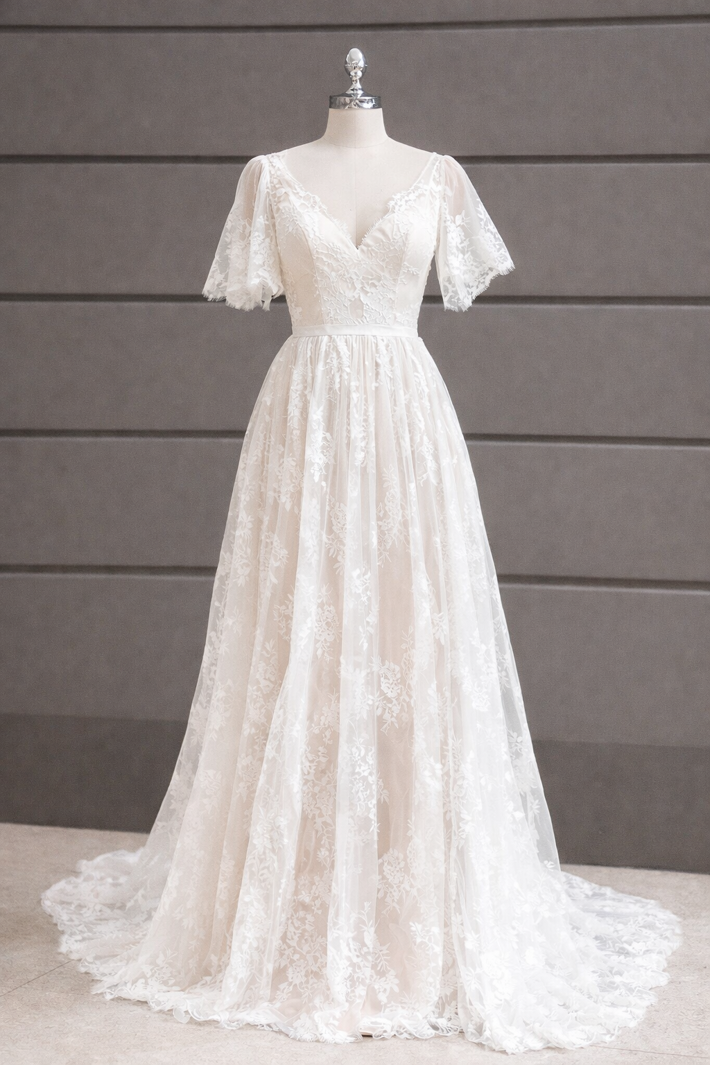 Boho Blossom Wedding Gown
