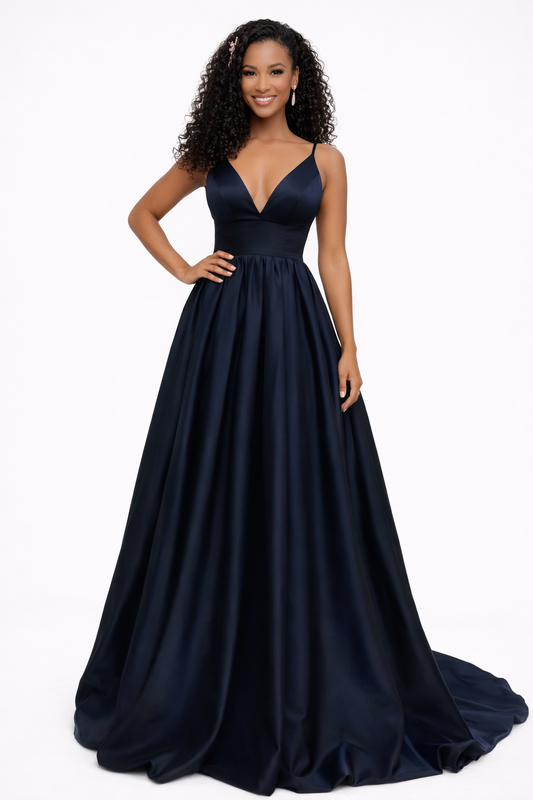 Midnight Grace Evening Gown